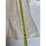 St. John St Johns Womens Cream Pleated Button Up Blouse Size 6 Photo 6