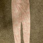 AllFenix Blush Tie Dye 7/8 Leggings Small NWT Pilates Polyester Spandex Pink NEW Photo 2