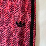 Adidas NWOT  Originals Red Pink Snake Print Rare Y2K Soccer Leggings Size Small Photo 6