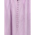 J.Crew sz 12 tunic purple tank top lilac lavender ruffle chiffon career solid Photo 2