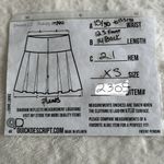 Tripp NYC Vintage Mini Skirt Womens XS Goth Y2K Grunge Black Reversible Rare Photo 2