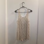 Free People  Sequin Boho New Years Sexy Romper Size XS/S Ivory Photo 1