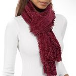 Charter Club Solid Chenille Scarf in Wine, One Size New w/Tag Photo 0