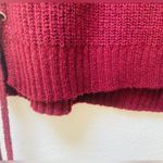 knee length dress wine color is a little thick fabric size XL Red Photo 5