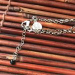 White House | Black Market  Gold Tone Double Chain with colorful stones. Photo 4