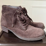 Sam Edelman  Bleecker Brown Suede Leather Ankle Boots Booties 9 Photo 0