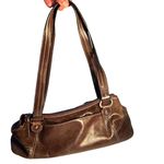 Giani Bernini Giani‎ Bernini Women Brown Leather Baguette Shoulder Bag Y2K 00s Casual Feminine Photo 1