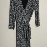 Loft  Floral True Wrap Dress Career XS Photo 2