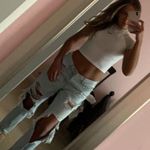 Aeropostale Light wash ripped mom jeans Photo 0