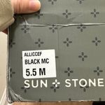 SUN + STONE | NWT Women's Alliccef Black Knee High Boots Size 5.5 Photo 6