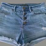 Abercrombie & Fitch  High Rise Multi Button Fly Denim Jean Shorts w26 Photo 0
