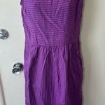Marc New York  Purple Striped Midi Dress Photo 0