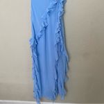 House Of CB  'Ariela' Soft Blue Ruffle Maxi Dress NWOT size XS‎ Photo 10