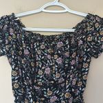 Rewind Floral Romper with Pom Poms Photo 1