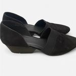 Eileen Fisher Hilly Suede Wedge d'Orsay Pumps in Black Size 11 Photo 2