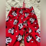 Disney Mickey Mouse Christmas Fleece Pajama Pants Small Photo 1