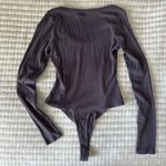 ASOS  Scoop Neck Long Sleeve Bodysuit Photo 1