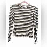 LNA  Black and Cream striped shirt Photo 2