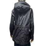 Athleta  Women’s Size XL Navy Blue Outbound Waterproof Hooded Rain Coat Jacket Photo 4