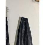 BAGATELLE COLLECTION Black Faux Leather Jogger Pants Drawstring Waist Size M Size M Photo 4