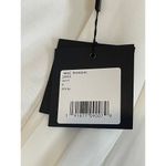 Mac Duggal Ieena for  NEW Sz 6 26655 White Long Blouson Sleeve Ruched Mini Dress Photo 8