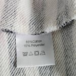 Black and White Stripe Classic Striped Oversized Crewneck Size Small Photo 6