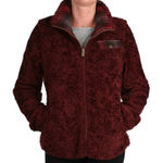 Pendleton Fuzzy Zip Jacket Womens S Dark Red Full Zip Teddy Outerwear Coat Photo 0