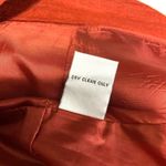 Cache Silk Burnt Orange Wide Leg Capris & Cropped Jacket Pantsuit Small Photo 15