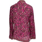 Tory Burch Printed V-Neck Blouse Size: S | US 4 Photo 3