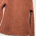 NakedCashmere Cable Knit Cashmere Chunky Knit Sweater Brown Women’s Size XS Photo 2