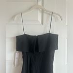 Cushnie Folded Strapless Fitted Slim‎ Leg Ankle Cropped Jumpsuit NWT Black Size 0 Photo 7