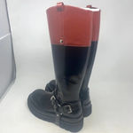 Jeffrey Campbell  Friesian Riding Boots Black Brown Size US 7.5‎ Photo 8