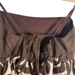 Abercrombie & Fitch  Tie Back Brown Babydoll Linen Maxi Dress Small Petite Photo 10