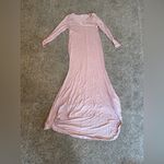Pinkblush NWT  Pink Long Sleeve Photoshoot Maternity Gown/Dress | Size: Large Photo 2