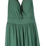 Azazie  Green Chiffon Formal Long Maxi Prom Bridesmaid Dress Women Sz A2 Photo 3