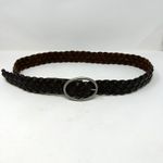 Unbranded 1.75" Wide Woven Belt Size 3‎ Full Length 52" Brown Photo 1