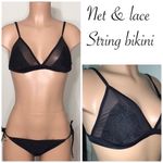 Xhilaration Net and lace bikini. M/S. NWOT Photo 1