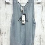 Adidas  Bib Women Size Small NWT Grey Football Soccer Jersey Tank Top Photo 0