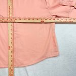 J.Crew 8 Cropped Buttoned Top Peach Blush Pastel Pink Beach Vaca Coastal Capsule Photo 5