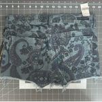 Citizens of Humanity NWT  Manic Cheeky Short Paisley Frayed Size 27 Photo 4