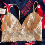 Nude Lace Bralette Tan Photo 1