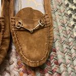 Sam Edelman Falto Tan Suede driving loafers with gold tone horsebit size 8.5 Photo 2