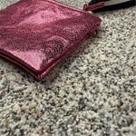 Anthropologie Women's Hot Pink Shimmery Clutch with Wrist Strap Photo 6