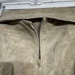 Limited Too  Cream Leather Mini Skirt Sz 12 Photo 6