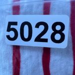 Levi's ‎ Striped Long Sleeve Top Red and White Cotton Blend Boxy Fit XL Photo 9