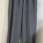 Monk & Lou Jogger Trousers Pants Straight Striped Pull On XS Beachy Coastal Blue Photo 0