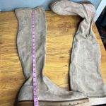 Steve Madden  Lizbeth Over The Knee Boots Size 10 Suede Block Heel Taupe Tan NEW Photo 6