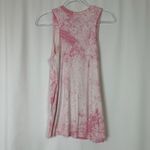 American Eagle | Pink Tie Dye Tunic Tank Laced V-Neck Womens Large Photo 4