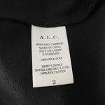 A.L.C. Silk Chiffon Red Blue Floral Flower Print Pattern Tie Waist Mini Dress 2 Photo 2