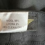 Uffzie Black Flat‎ Front Wool 'Wendy' Trouser Pant Size 36 / 4 New Photo 5